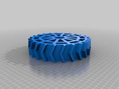 Landroid WG 790 Wheels 3D Printer Model