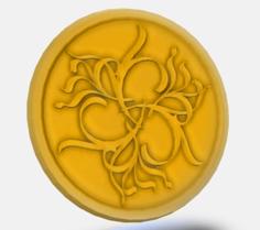 Ornamental Coin – Aesthetic Lorentz Force Curves 3D Printer Model