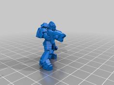 Space Taurine – Scaled And Armed Gue’Ron’Vesa Soldiers 3D Printer Model