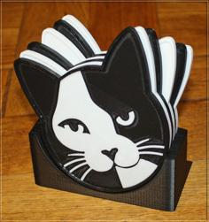 Cat Coasters 3D Printer Model