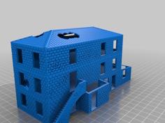 Italian Farmhouse Casa Berardi Damage 3D Printer Model