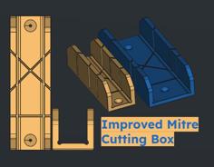 Improved Mitre Cutting Box 3D Printer Model