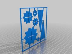 Christmas Tree 3D Puzzle Card 3D Printer Model