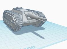 Lamia, Tank Destroyer 3D Printer Model