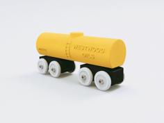 Toy Train Tank Car BRIO / IKEA Compatible 3D Printer Model