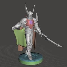 Boros Legion Champion In Full Plate 3D Printer Model