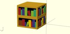 Minecraft Bookshelf 3D Printer Model