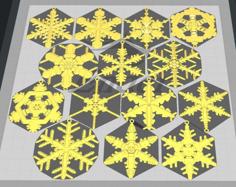 Snowflakes From “The Apparance Snow Machine” 3D Printer Model