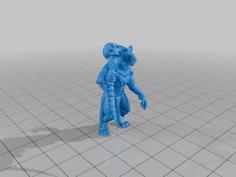 Gnoll Caster 2pk 3D Printer Model