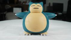 Pokemon Snorlax Coinbank 3D Printer Model