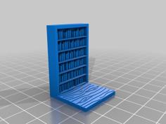 Bookcase On 25mm Base 3D Printer Model