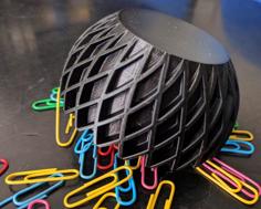 Paper Clips Tray / Bowl 3D Printer Model