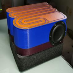 Single Piece Hexibase Tang Band Subwoofer (Fusion 360) 3D Printer Model