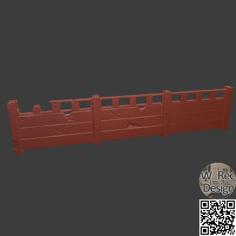 Eastern Bloc Concrete Wall 3D Printer Model