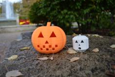 Customizable Jack-O-Lantern 3D Printer Model