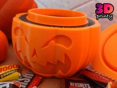 Simple Pumpkin Container 3D Printer Model