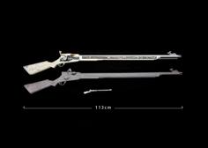 1/1 Puella Magi Madoka Magica Tomoe Mami Percussion-lock Rifled Muskets 3D Printer Model