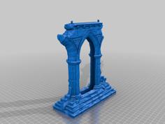 Ruined Archway Portal – Phone Charging 3D Printer Model