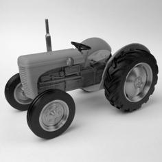 Tractor – Ferguson TE20 – Fully Printable Kit – Scale 1/18 3D Printer Model