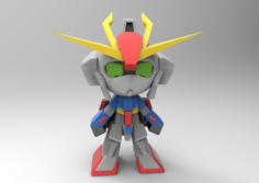 SD Z Gundam 3D Printer Model