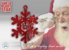 SANTA STAR -with A Tingling Heart Inside- 3D Printer Model