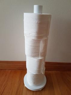 Free-Standing Toilet Paper Stand 3D Printer Model