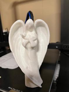 Angel Holding Cat 3D Printer Model