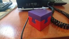 Dovetail Optical Illusion Cube 3D Printer Model