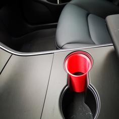 Tesla Model 3 Cup Holder Insert 3D Printer Model