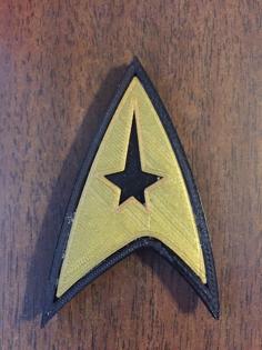 Star Trek Badges/Insignia 3D Printer Model