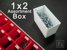 Assortment System Box 1×2 3D Printer Model