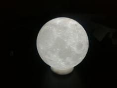 Moon Night Light 3D Printer Model