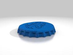 Multi-Color Nuka Cola Bottle Cap 3D Printer Model