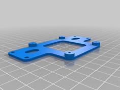 Stepstruder Driver Bracket – Cupcake 3D Printer Model