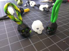 Skull Beads And Zipper Pulls 3D Printer Model