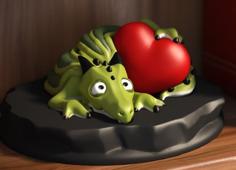 Pet Monster Valentine 3D Printer Model