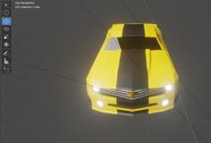 Chevrolet Camaro (low Poly) 3D Printer Model