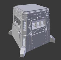 Sci-fi Fortress 3D Printer Model