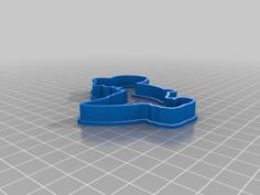 Yoshi Cookie Cutter 3D Printer Model