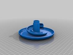 Marble Run Spiral Base 3D Printer Model