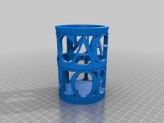 Penholder Customizable With Your Name 3D Printer Model