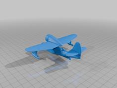 Be-4 Float Plane 3D Printer Model