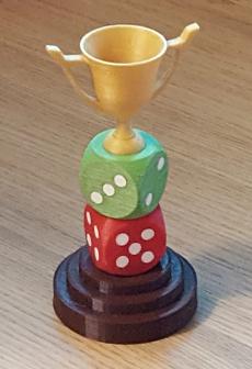 Board Game Trophy 3D Printer Model