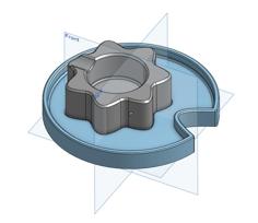 Floating Flower Ashtray 3D Printer Model