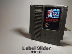 Label Slider – (NES) 3D Printer Model