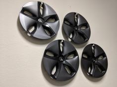 Tesla Model 3 Aero Wheel Cover Hanger 3D Printer Model