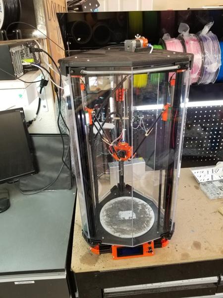 Kossel Delta Printer Enclosure 3D Printer Model Free Download - 3axis.co