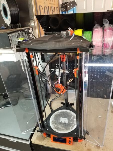 Kossel Delta Printer Enclosure 3D Printer Model Free Download - 3axis.co