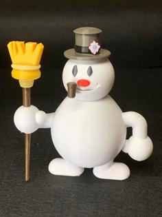 Frosty The Snowman Multi Color MMU 9 Colors 3D Printer Model