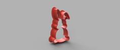 Cookie Cutter Easter Bunny 3D Printer Model